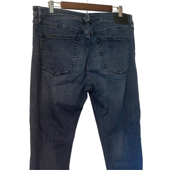 Liverpool Los Angeles Men’s 38 Straight Leg Jeans Dark Wash Stretch Denim - Picture 4 of 6